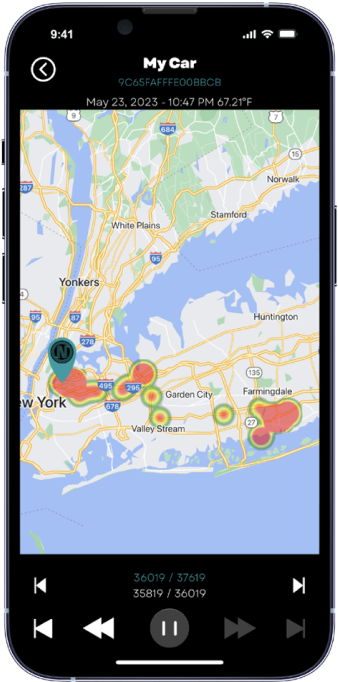 Real time location monitoring and location history reporting.Image